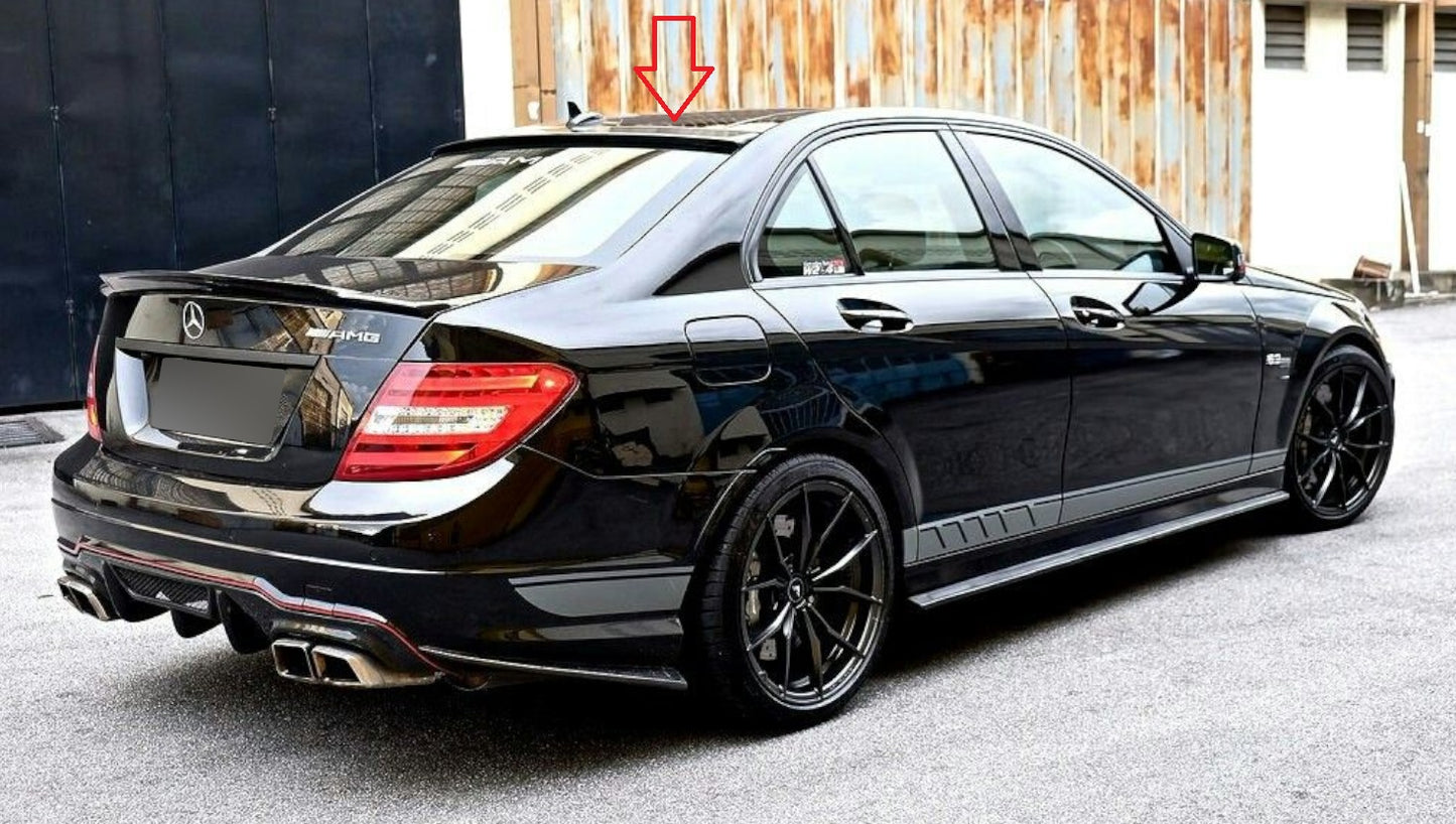 Спойлер №596 зад. стёкл Mercedes C-W204 -Грунд-