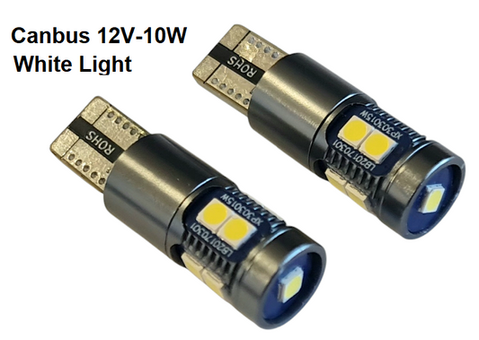 Крушки -Led- T10 12V-10W 2бр. к-т -9466