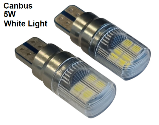 Крушки -Led- T10 12V-5W Бели 2бр. к-т -7715