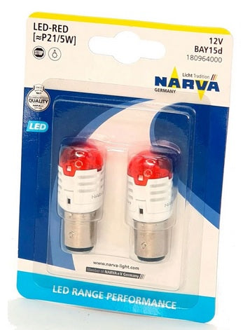 NARVA-18096 -Led -RED- 2св.21/5W 2бр.к-т