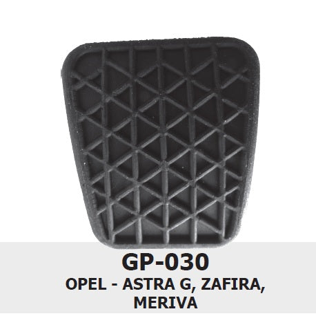 ГУМИЧКИ за педали -GP 030 -Astra G/H (х5бр. к-т)