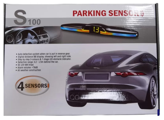 ПАРКИНГ СЕНЗОР система-4 с дисплей -PS 100 (м)