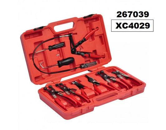 Inst. Pliers 9 pcs. Workable for Hose Clamps XC 4029/B13-011SM/KW1025
