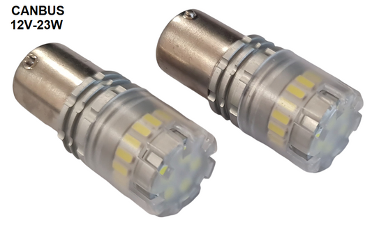 Крушки -Led- 1св.12V с цок.Бели 23W-2бр. -7717-1