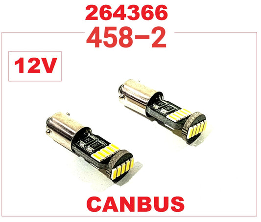Крушки -Led- H6W (2бр.) -458-2