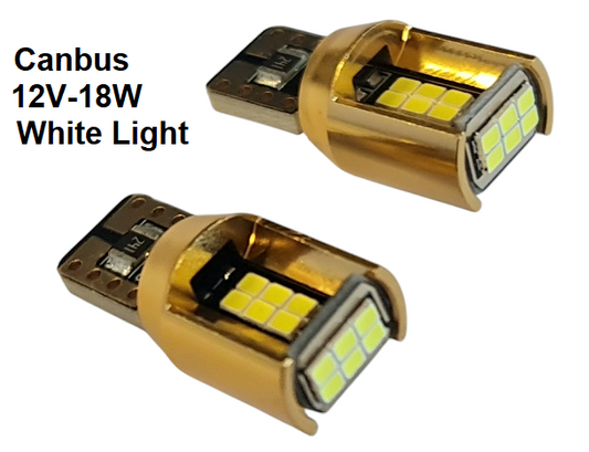 Крушки -Led- T10 12V-18W 2бр. к-т -9987