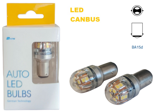 Крушки -Led- 2св. BA15d- 2WT-15SMD Canbus А 4067-8