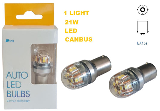 Крушки -Led-1св.21W-BA15s WT-15SMD Canbus А-4067-7
