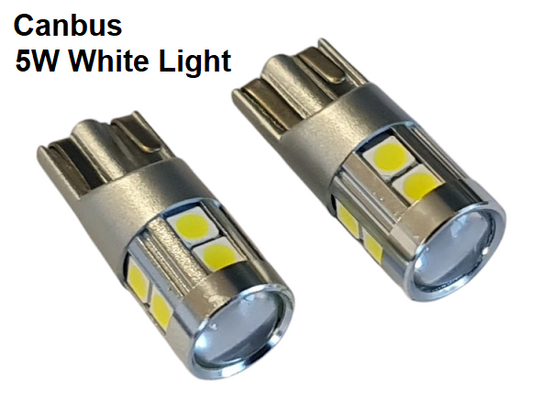 Krushki -Led- T10 12V-5W Beli 2br. k-t -7714