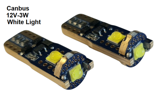 Крушки -Led- T10 12V-3W 2бр. к-т -9982