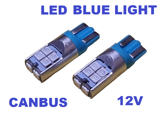Крушки -Led- T10 Led-BLUE-Canbus-без цокъл A3216-1