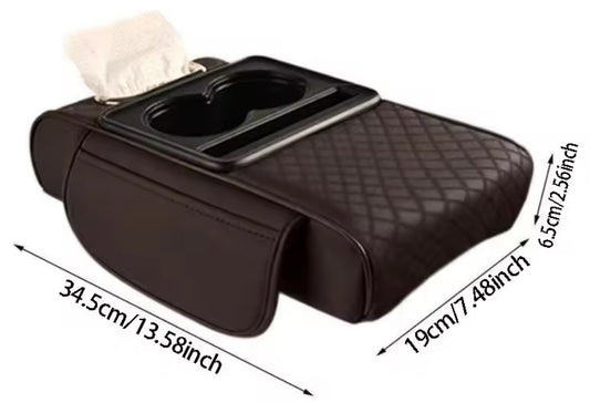 Подлакътник с Поставка за Чаши - Червен - А 4094