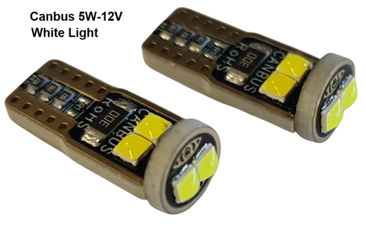 Крушки -Led- T10 12V-5W 2бр. к-т -9984