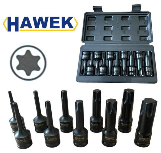 Ударни Битове 10бр.к-т TORX 1/2 -HW-2051