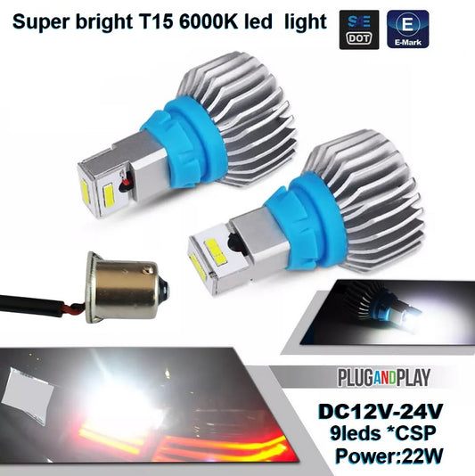 T15 6000K LED Super Bright Light Bulb