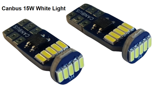 Крушки -Led- T10 12V-15W Бели 2бр. к-т -9986