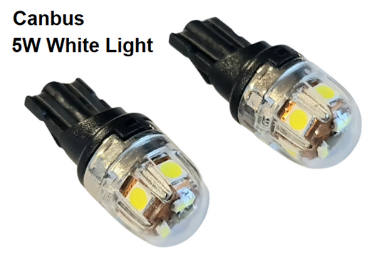 Крушки -Led- T10 12V-5W Бели 2бр. к-т -9981